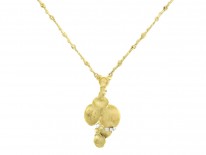 18ct Gold & Diamond 1970s Necklace