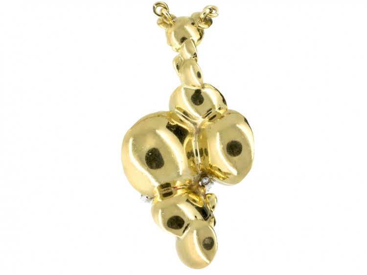 18ct Gold & Diamond 1970s Necklace