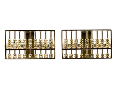 9ct Gold Abacus Cufflinks