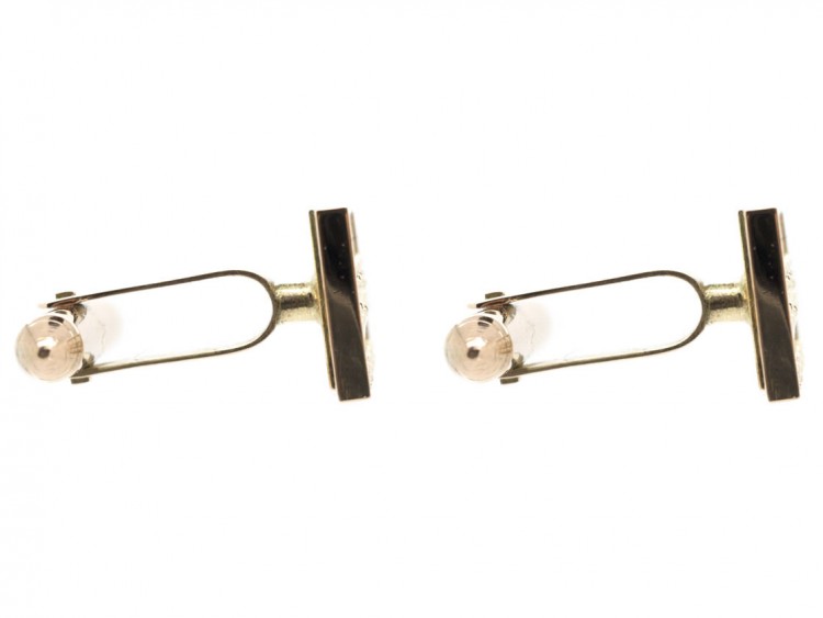 9ct Gold Abacus Cufflinks