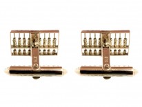 9ct Gold Abacus Cufflinks
