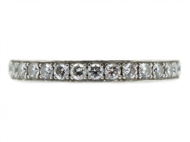 Platinum & Diamond Eternity Ring made by Asprey