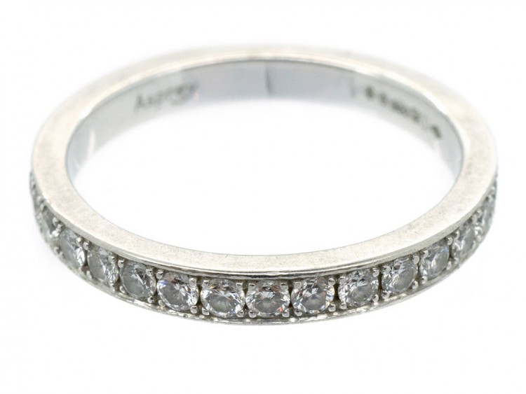Platinum & Diamond Eternity Ring made by Asprey