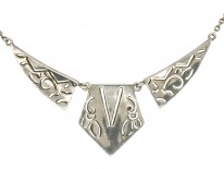 Art Deco Silver & Marcasite Necklace