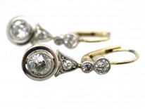 Art Deco Diamond Drop Earrings
