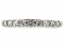 Art Deco Platinum & Diamond Eternity Ring