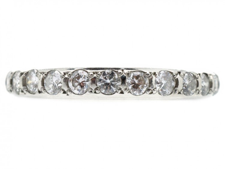 Art Deco Platinum & Diamond Eternity Ring