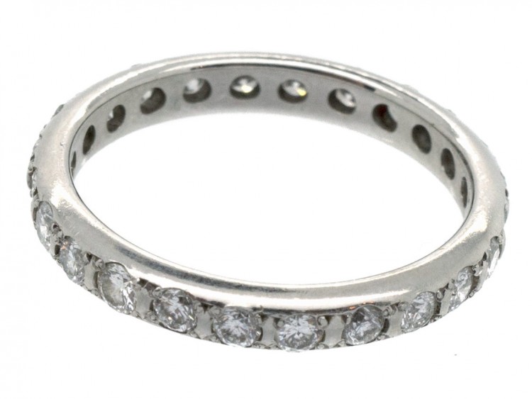 Art Deco Platinum & Diamond Eternity Ring