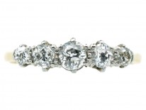 18ct Gold Diamond Five Stone Ring