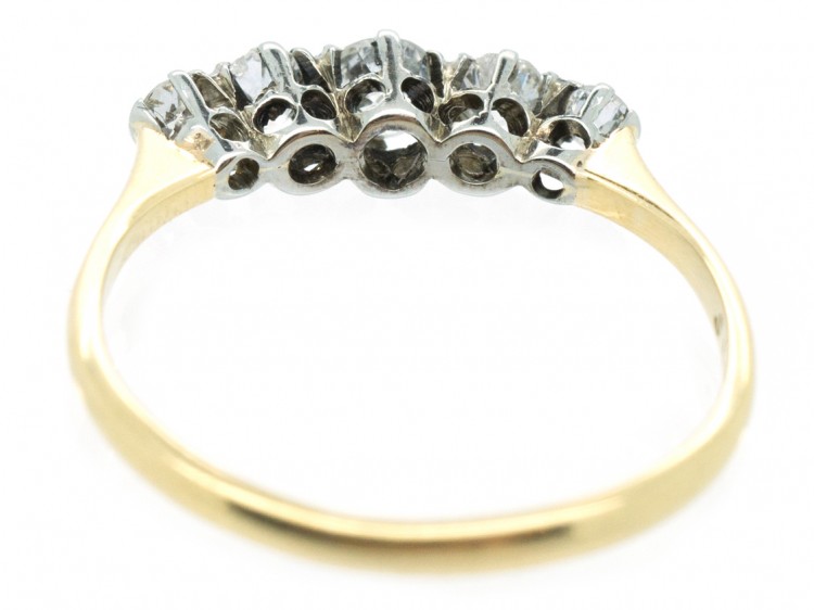 18ct Gold Diamond Five Stone Ring