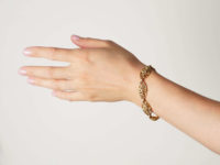 French Belle Epoque 18ct Gold Bracelet
