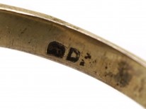 Theodor Fahrner Siver Gilt, Coral ​& Enamel Ring