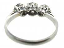 Platinum Three Stone Diamond Ring
