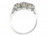 Platinum Three Stone Diamond Ring