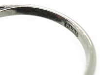 Art Deco Platinum, Diamond & Sapphire Ring