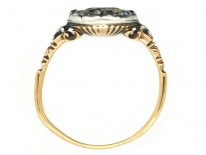 Georgian Oval Diamond Cluster Ring