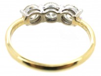 18ct Gold Three Stone Diamond Ring