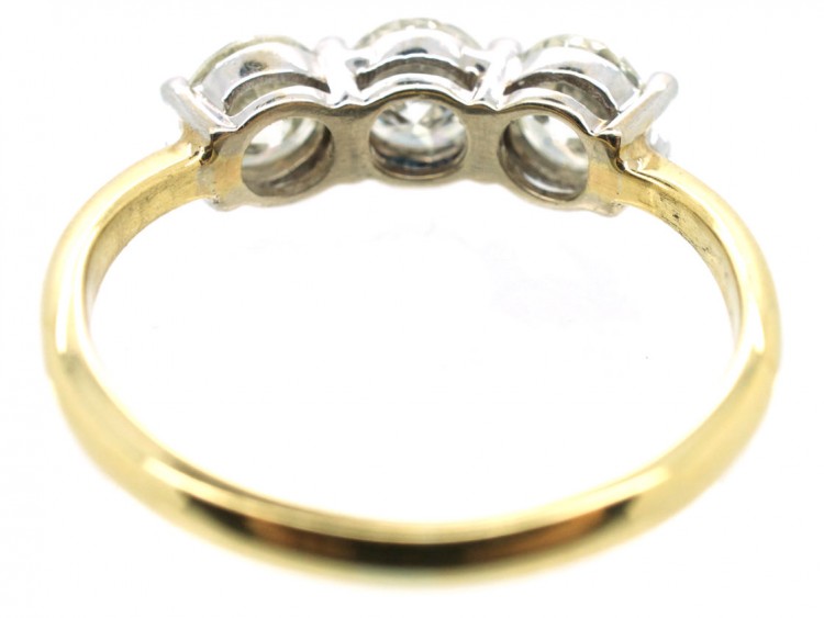 18ct Gold Three Stone Diamond Ring