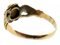 Late Georgian 15ct Gold Gem Set Token of Affection Ring