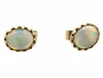 9ct Gold Opal Earrings