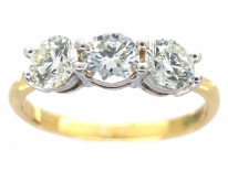 18ct Gold Three Stone Diamond Ring