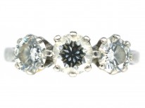 Platinum Three Stone Diamond Ring