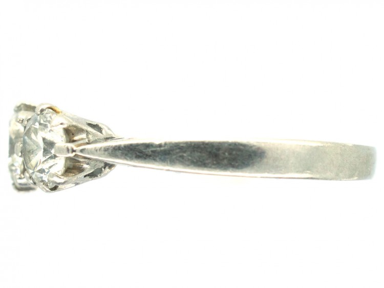 Platinum Three Stone Diamond Ring
