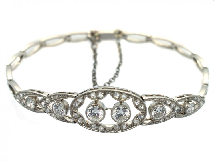 Art Deco Platinum & Diamond Bracelet