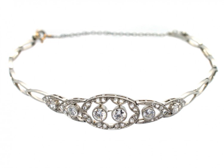Art Deco Platinum & Diamond Bracelet
