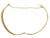Victorian 15ct Gold, Ruby ​& Diamond Bangle