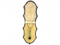 Edwardian 15ct Gold Suffragette Pendant in Original Case