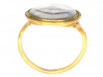 Georgian 18ct Gold Memorial Ring (Part of a Pair of Memorial Rings)