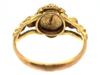 Regency 15ct Gold Emerald, Ruby & Topaz Cluster Ring