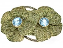 Theodor Farhner Silver & Marcasite Brooch