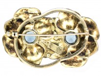 Theodor Farhner Silver & Marcasite Brooch