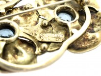 Theodor Farhner Silver & Marcasite Brooch