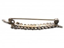 Art Deco Silver & Marcasite Feather Brooch