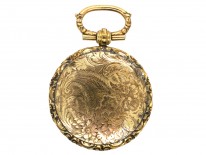 Georgian Pendant with a Sand Picture of a Church Within