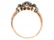 Georgian Diamond Three Stone Ring
