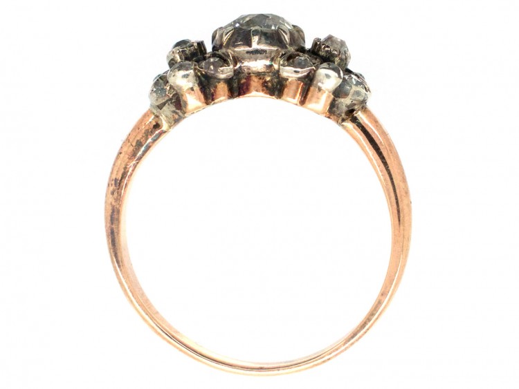Georgian Diamond Three Stone Ring