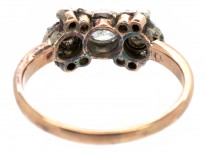 Georgian Diamond Three Stone Ring