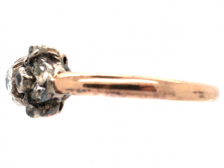 Georgian Diamond Three Stone Ring