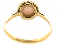 Edwardian Opal & Diamond Cluster Ring