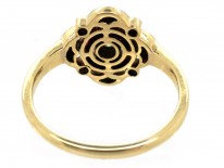 Art Deco Ruby & Diamond Target Ring
