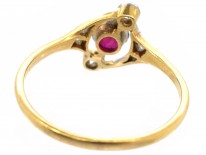 Edwardian Ruby & Diamond Ring