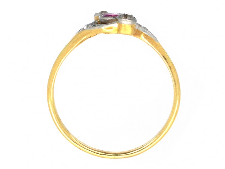 Edwardian Ruby & Diamond Ring