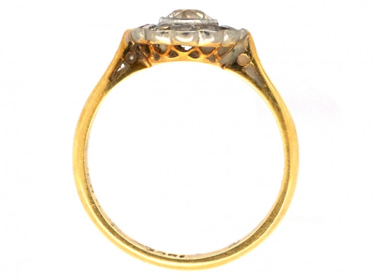 Edwardian Diamond Cluster Ring