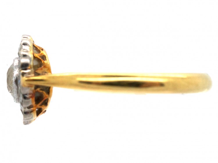 Edwardian Diamond Cluster Ring