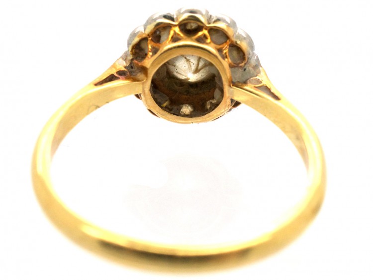 Edwardian Diamond Cluster Ring