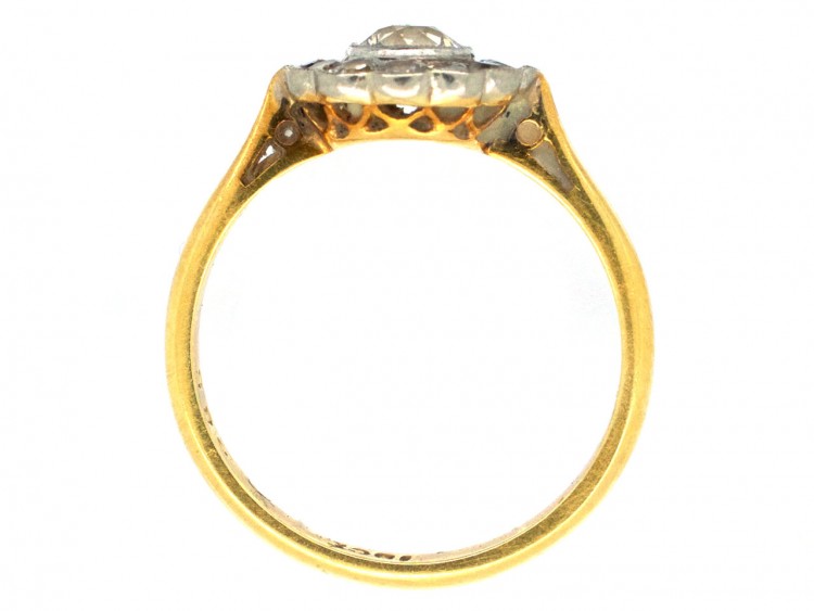 Edwardian Diamond Cluster Ring